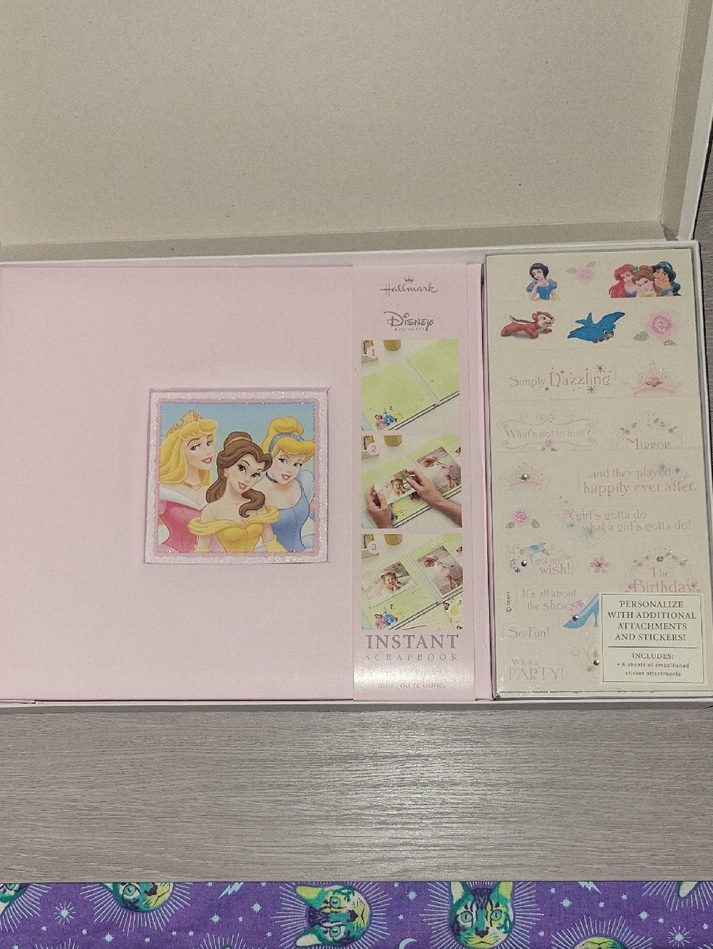 NIB Disney Princess Pink Instant Scrapbook